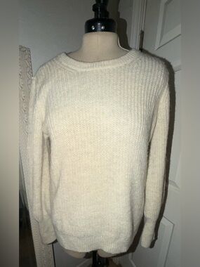 Michael Kors Ivory Crewneck Sweater